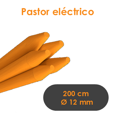 Varilla pastor eléctrico de 2,0 m Ø 12 mm