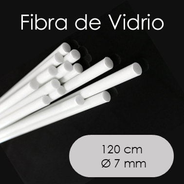 Fibra de vidrio 1,2 m Ø7